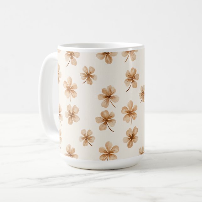 Rahmblumen Kaffeetasse (Vorderseite Links)
