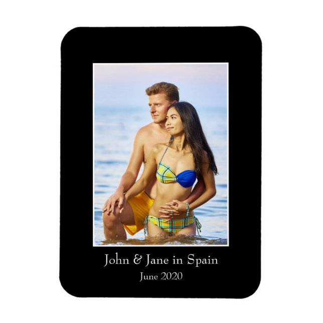 Rahmen, benutzerdefiniertes Foto - Personalisiert Magnet (Vertikal)