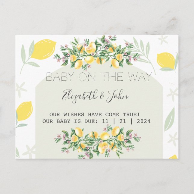 Rahmen für Aquarellfarben Ankündigungspostkarte (Vorderseite)