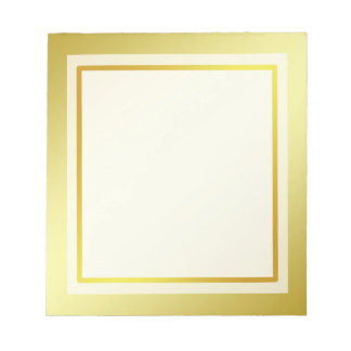 Rahmen für das Gold Boarder Foto Notizblock