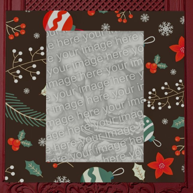 Rahmen für das Weihnachtsbordbild Freistehende Fotoskulptur (Von Creator hochgeladen)