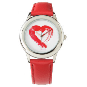Rahmen für die rote Herzlasche von Heart Watch Armbanduhr
