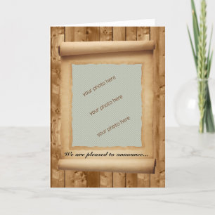 Rahmen für Foto-Ankündigung Ankündigung