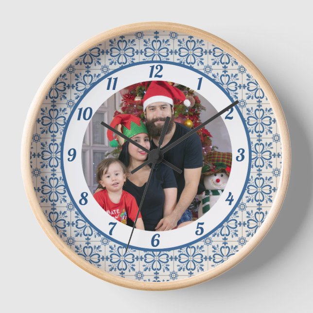Rahmen für Weihnachtslieder und Blume Uhr (Vorderseite)
