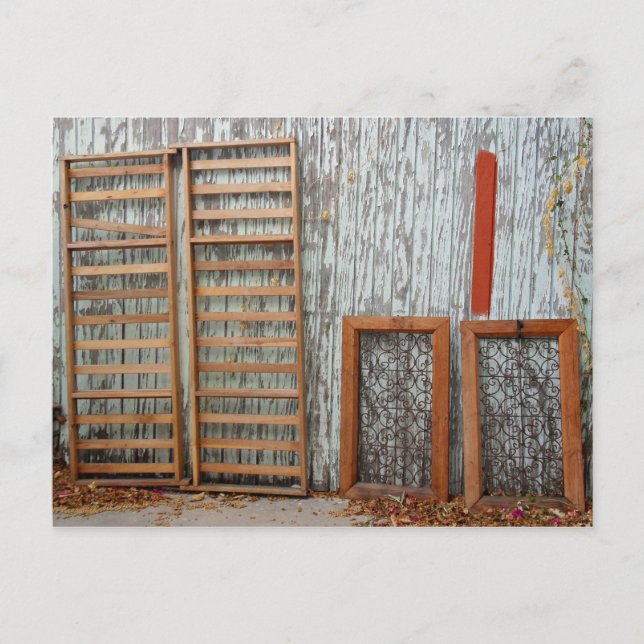 Rahmen gegen Mauer Postkarte (Vorderseite)