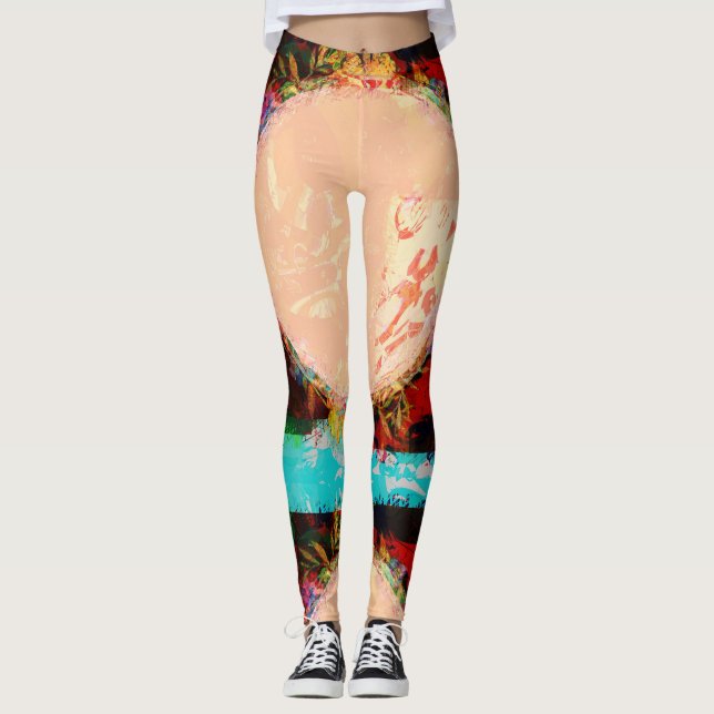 Rahmen-Leggings Leggings (Vorderseite)