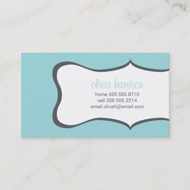 Rahmen-Telefonkarte Telefonnummerkarte (Vorderseite)