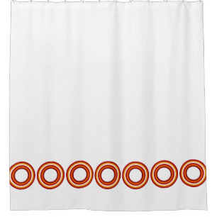 Rahmen VI für runde Streifen + Ihre Ideen Duschvorhang
