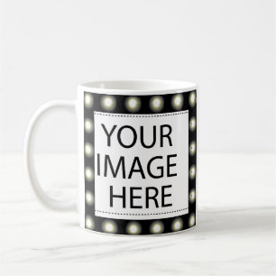 Rahmenlichter Vorlage Fügen Sie Ihr Bild und/oder Tasse