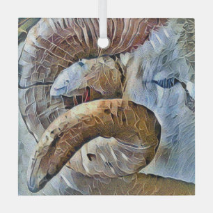 RAHMENTIERBETRIEB ORNAMENT AUS GLAS