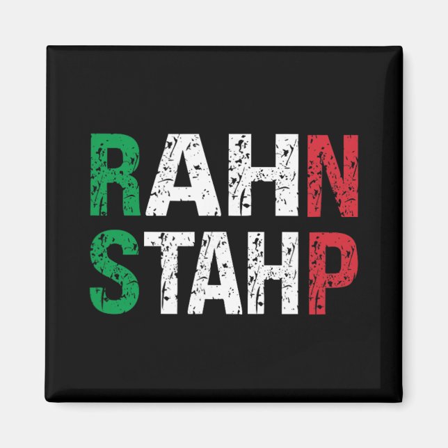Rahn Staph New Jersey Garden Nj Shore Italian Flag Magnet (Vorne)