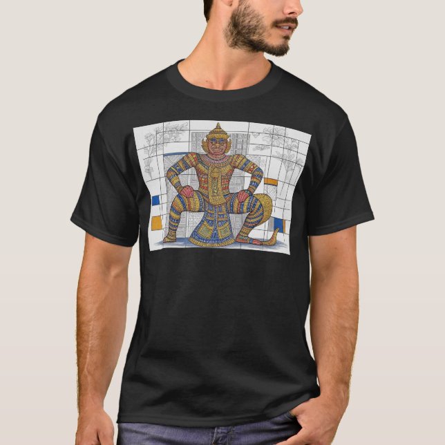 Rahu in menschlichem Kostüm T-Shirt (Vorderseite)