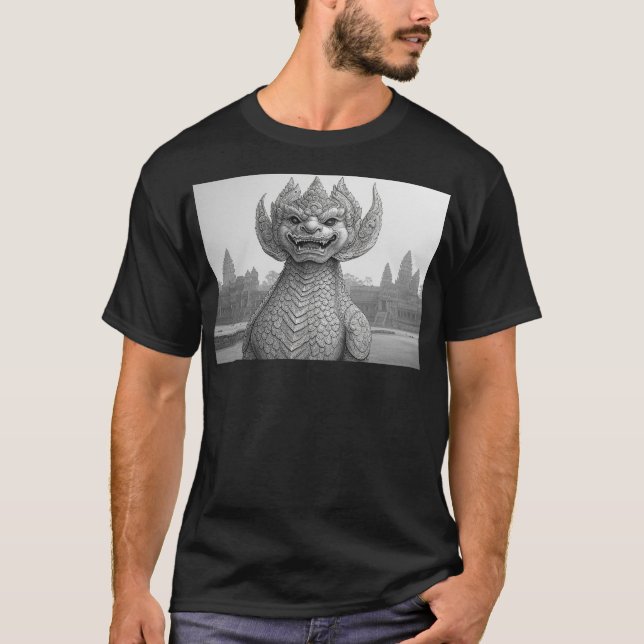 Rahu Posing Angkor Wat T-Shirt (Vorderseite)