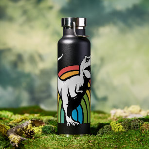 Raibow T-Rex Trinkflasche