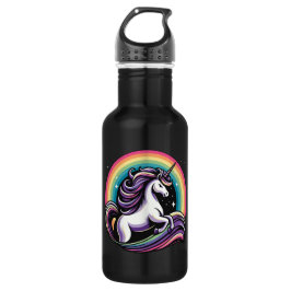 Raibow Unicorn Edelstahlflasche