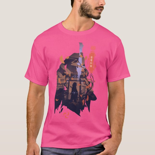 Raiden Shogun - Genshin Impact T-Shirt (Vorderseite)
