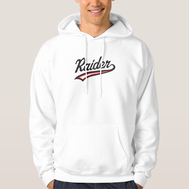 Raider Name Design – Power & Strength Style Hoodie (Vorderseite)