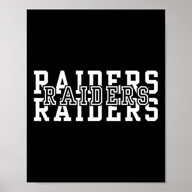 Raiders attackieren US-Flagge Männer Junge Frauen  Poster (Vorne)
