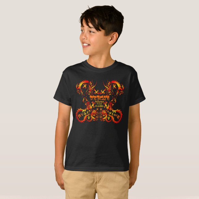 Raiders Rache Dragon T-Shirt (Vorne ganz)