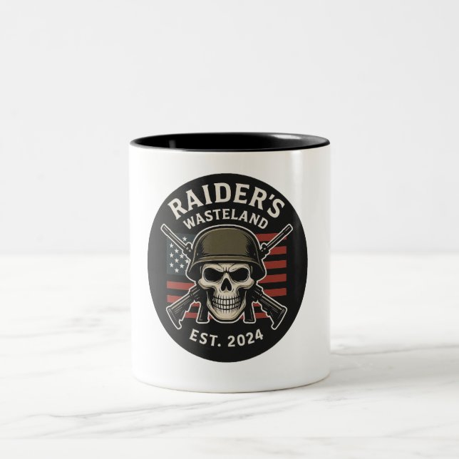 Raider's Wasteland Official Coffee Mug Zweifarbige Tasse (Mittel)