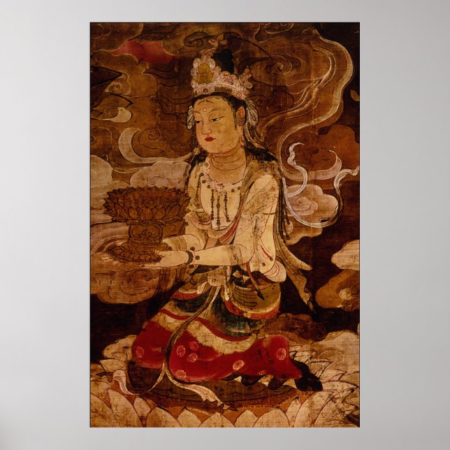 Raigo von Amida und Sein Wirt (Detail) Poster (Vorne)