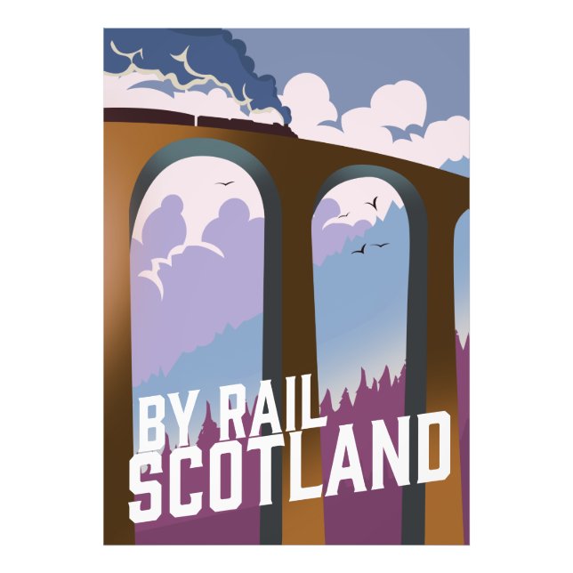 Rail Scotland Fotodruck (Vorne)