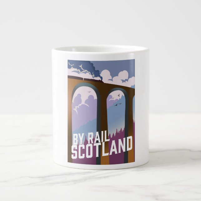 Rail Scotland Jumbo-Tasse (Vorderseite)