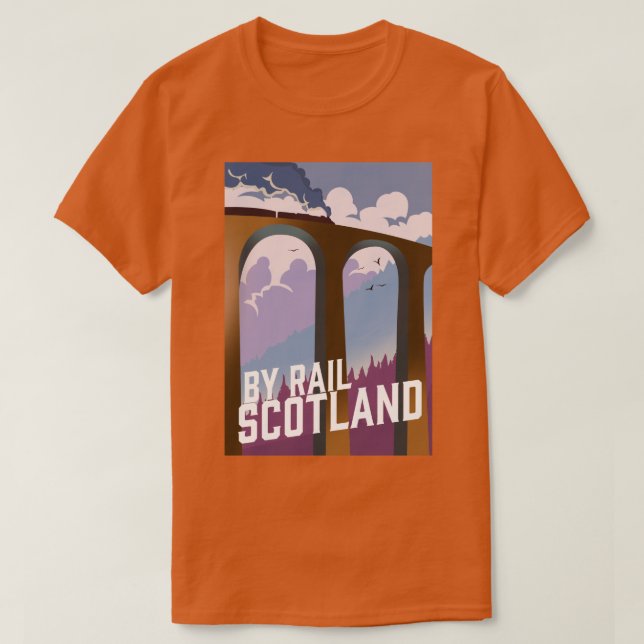 Rail Scotland T - Shirt (Design vorne)