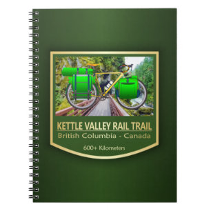 Rail Trail Kettle Valley (Rad2) Notizblock