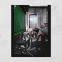 Rail yard Old Steam Train Le Mastrou Postcard