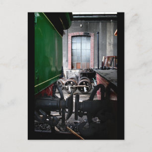 Rail yard Old Steam Train Le Mastrou Postcard Postkarte