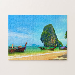 Railay Beach in Krabi, Thailand Puzzle