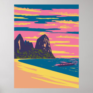 Railay Beach in Thailand Poster