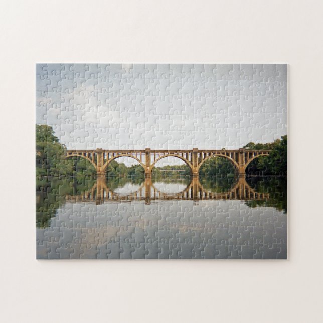 Railroad Bridge in Fredericksburg Virginia Puzzle (Horizontal)