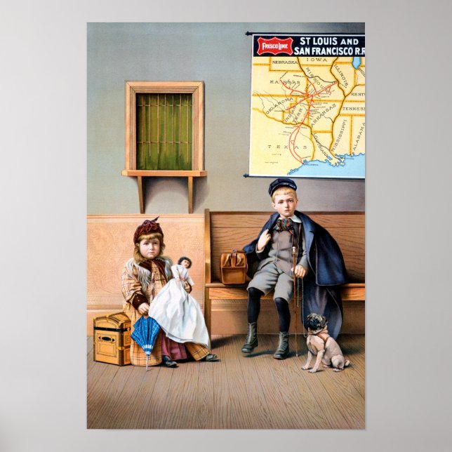 RAILROAD POSTER 1898 (Vorne)