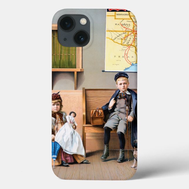 RAILROAD POSTER, 1898 Case-Mate iPhone HÜLLE (Rückseite)