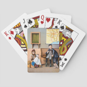 RAILROAD POSTER, 1898 SPIELKARTEN