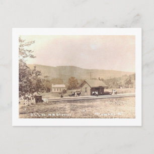 Railroad Sta., Towaco, Montville, NJ Vintag Postkarte