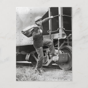 Rails fahren, 1935 postkarte