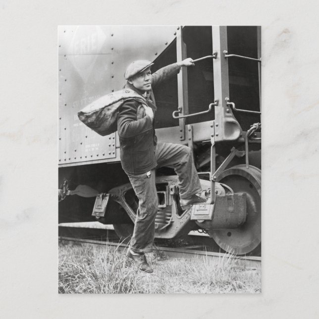 Rails fahren, 1935 postkarte (Vorderseite)