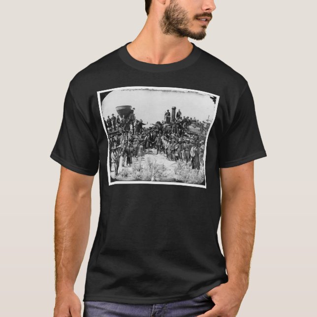 Rails - Promontory Point Utah 1869 T-Shirt (Vorderseite)