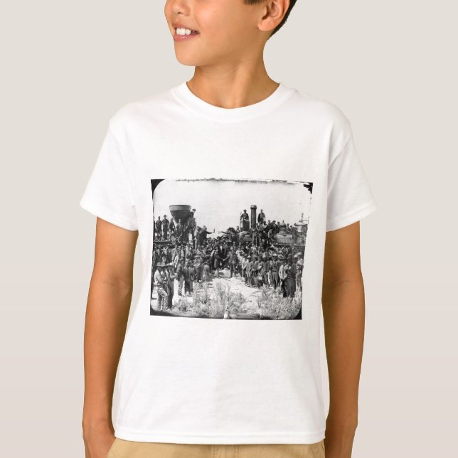 Rails - Promontory Point Utah 1869 T-Shirt (Vorderseite)