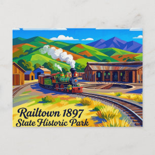 Railtown 1897 State Historic Park Kalifornien Postkarte
