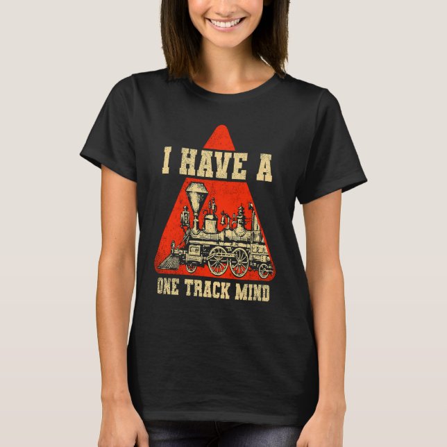 Railways Train Model Railroad Fan Railfan Love   1 T-Shirt (Vorderseite)