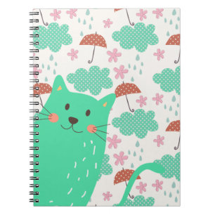 Rain Cats Notizblock