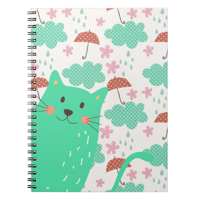 Rain Cats Notizblock (Vorderseite)