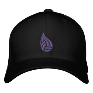 Rain City Logo Hat (Lila Logo) Bestickte Kappe