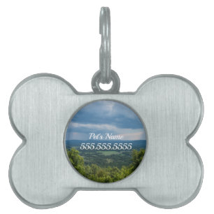 Rain Coming to Petit Jean Pet ID Tag Tiermarke