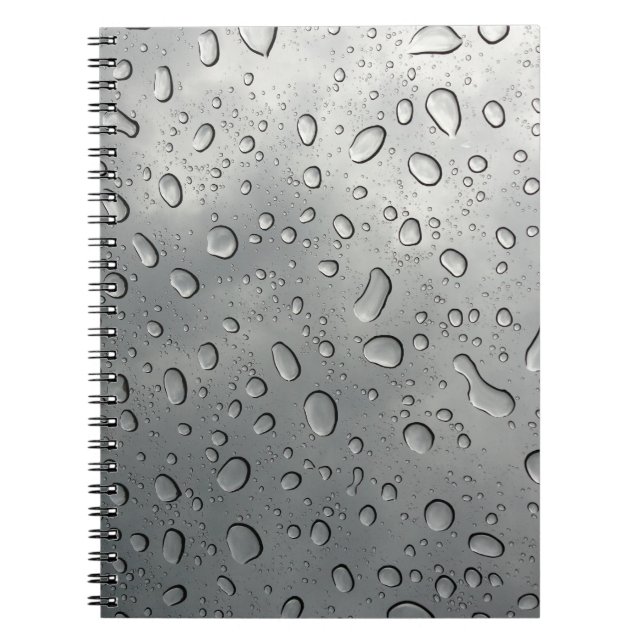 Rain Drop Notebook Notizblock (Vorderseite)