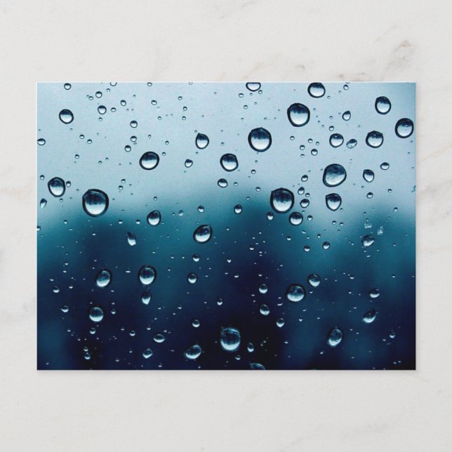 Rain Drop Postkarte (Vorderseite)